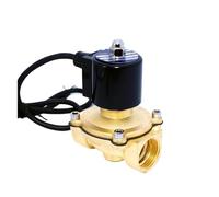1PCS 24V 12V Electronic Solenoid Valve 220v 1inch BSP NPT Direct Acting Valve Brass(NPT-240VAC)