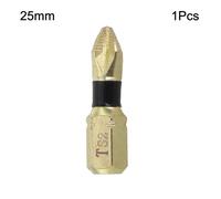 1PCS 25-150mmMagnetic Screwdriver Head, high Hardness Screwdriver, 1pcs Wood 25-150Mmmagnetic and Hand Drills reducing The Risk of Damage (25mm)