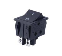 1pcs 25.3 * 31MM Plastic Rocker Switch ON-OFF/(ON)-OFF Toggle Rocker Switch with 4-Pin Terminal(ON-OFF)