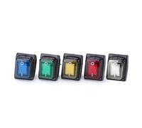 1pcs 250VAC KCD4 201 waterproof 203 rocker switch DPST 4pin on 12V 220V LED IDGTTLDF(Red,ORDINARY PARAGRAPH_30A_12V)
