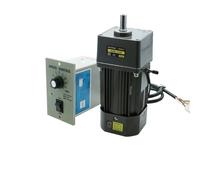 1pcs 250W AC Motor 110v 220v Single Phase Asynchronous Motor Gear Motor 15mm Motor Shaft+ Speed Controller 5RPM-1350RPM 50/60hz(110v,0-11 RPM)