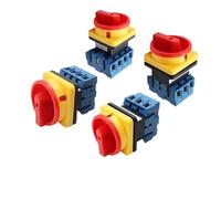 1PCS 25A/32A/40A/63A 3P 4P LW30 Changeover Switch Padlock Disconnect Selector With ON-OFF Panel 440V Power Control(4P 63A)