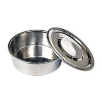 1pcs 25cm Round 304 Stainless Steel Mesh Sieve - Premium Flour Sifter for Baking, Lab Use & Liquid Straining(Bottom and Lid)
