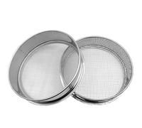 1pcs 25cm Round 304 Stainless Steel Mesh Sieve - Premium Flour Sifter for Baking, Lab Use & Liquid Straining(4)