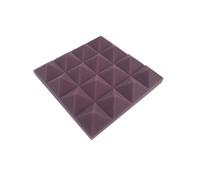 1pcs 25x25x5cm Pyramid Acoustic Foam Soundproof Studio Absorption Sound Proof Treatment Wall Panels Tile Polyurethane Sponge for Home Studio, Office(PURPLE)