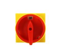 1PCS 26-25/2GS 25A 64X64mm 8 Screws 2 Poles Cut-off Padlock ON OFF Power Load Circuit Break Latching Switch