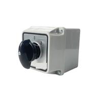 1PCS 26-25/2M Changeover Rotary Cam Switch LW26-25A Two Poles 3 Position With Waterproof Box Electric Motor Reversing(Switch with box)