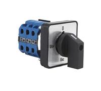 1PCS 26/LW26-20 YH3.3 20A 4 Lines 0-UAB-UBC-UCA 3 Pole 12 Screws Transfer Rotary Voltmeter Voltage Selector Cam Switch(20A YH3.3 48X48mm)