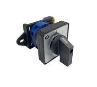 1pcs 26 LW26-25A DIN Rail Mounted LW28 Changeover Rotary Cam Switch 690V Selector Silver Contact Control Motor OFF-ON(6P-24 Terminals)