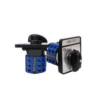 1PCS 26 Series Changeover Cam Rotary Switch Silver Contact LW26 5-10A 20A 32A 63A 125A Multi Position Circuit Power Control(63A 2P-102 M)