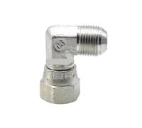 1pcs 2J9 Hydraulic Joint Right-Angle 74 Degree Cone Flaring Thread Internal and External Hydraulic Transition Adapter(JIC 9l16)