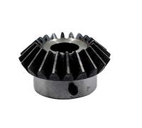 1pcs 2M 12T Bevel Gear 45 Steel Gear with Screw Holes - Standard Hole 6-12mm, Durable Pinion for Mechanical Transmission(8mm bore 12 Teeth)