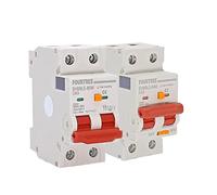 1Pcs 2P 230V RCBO MCB Residual Current Circuit Breaker Leakage Switch with Over And10-63A(50a)