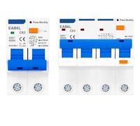 1PCS 2P 4P C Type AC230V MCB Leakage Protector RCBO Overload Short Circuit Protection Residual Current Circuit Breaker Switch RCCB(2P,10A)