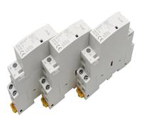 1PCS 2P AC 220V 230V 16A/20A/25A/ 1NO/1NC 2NO/2NC 50/60Hz Din Rail Mounted Household Modular AC Contactor for Home House Hotel(20A,1NO1NC_24V)