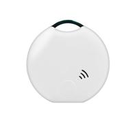 1PCS/2PCS/4PCS Tuya Bluetooth Tracker & Item Locator Smart Tag Key Finder for Wallets Luggage Dog Anti-Lost Both iOS and Android Compatible Wireless Locator (White, 1PCS)