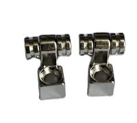 1Pcs/2Pcs Electric Guitar Roller String Trees Retainer Mounting Tree Guide With Screws Silver Black Guitar Accessories Guitar Parts(Silver,2)