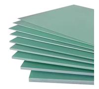1pcs/2pcs FR-4 Glass Fibre Board, Thickness 0.5-10mm Fiberglass Sheet, 300mm ×300mm Light-green Epoxy Resin Plate(300x300x3mm 1pcs)