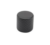 1pcs/2pcs Metal 6mm Flat Top Tone Guitar Volume Tone Knobs Potentiometer Control Knobs For Electric Guitar Bass Guitar Parts(Black,1)