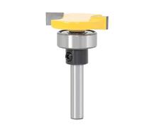 1pcs/2pcs Top Bearing Slot Cutter Router Bit, 6mm 1/4 Inch Shank Biscuit Joint Slot Cutter Router Bit 4mm 6.35mm Cutting Depth T-Slot Router Bits Woodworking Cutter Tool(1I4 inch X 6.35mm)