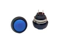 1Pcs 2Pin Button switch 12mm 1A waterproof switch pbs33b 12v momentary Push button Switch reset Non-locking pbs-33b(2P)