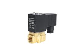 1PCS 2W030/050-06/08/10/15 Solenoid Switch Water Valve Direct Acting Normally Closed Fluid Control Valve(2W050-10 AC220V)