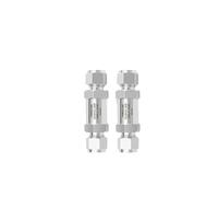 1pcs 3-32mm 1/8"-1" Inch Compression Union 304 316 Stainless Steel Filter Valve(3l4,304)