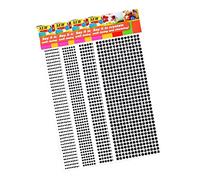 1pcs 3/4/6mm DIY Rhinestone Stickers Self Adhesive Diamante Crystal Craft Gems Acrylic Sticky (Black,6mm)