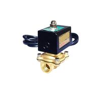 1PCS 3/4" Solenoid Valve Gas 220VAC 24VDC Explosion-Proof Brass Normally Open(Bsp-220v Ac)