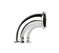 1pcs 3/4in1in 1.5in 2in 3in Tri Clamp Ferrule 90 Degree Elbow Water Pipe Fitting SUS304(19mm x 50.5) Brass Hose