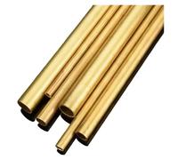 1pcs 3.5mm Outer Diameter Brass Round Tube Hollow Straight Pipe 0.15mm-1mm Wall Thickness 100m-500mm Total Length(3.5mmx0.3mmx120mm)