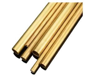 1pcs 3.5mm Outer Diameter Brass Round Tube Hollow Straight Pipe 0.15mm-1mm Wall Thickness 100m-500mm Total Length(3.5mmx0.4mmx400mm)