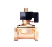 1PCS 3/8" 1/2" 1" 2" Energy-Saving Normally Open Solenoid Valve Brass Switch Water 110VAC 24 Hours Power on Without Heat(NPT-110VAC,3/8 Inch)