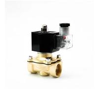 1Pcs 3/8 Inch EPDM-Seal Brass Electric Solenoid Valve, Normally Closed Brass Solenoid Valve with LED Power Indicator 24V 12V 220V 110V 1PCS (G_240VAC_EPDM-SEAL)