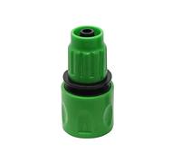 1pcs 3/8 Inch Plastic Water Quick Connectors - One-Way Garden Hose Connector for Irrigation - Durable and Easy to Install