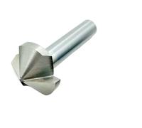 1PCS 3 Flute 120 Degree HSS Countersink Chamfering Too Wood Steel Chamfer Cutter Power Tool 4.5 To 60mm Chamfer Tool (Size : 40mm(120 Degree))