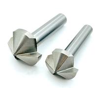 1PCS 3 Flute 120 degree HSS Countersink chamfering too Wood Steel Chamfer Cutter Power Tool 4.5 to 60mm Chamfer tool(16.5mm(120 Degree))