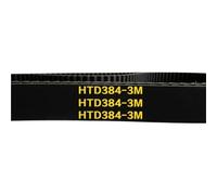 1pcs 3 meters belt C=384 390 width 10-25mm Teeth128 130 HTD3M pulley 384-3M 390-3M(390mm teeth 130,5PCS_20MM)
