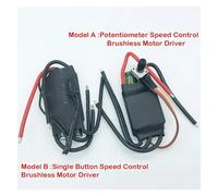 1PCS 3-phase Brushless electronic starter Drive Board DC 7.4V 12V 24V 200W Driver 0-5V PLC High-speed 2-6S BLDC Speed Controller Module MQXFCZUX(Model B)