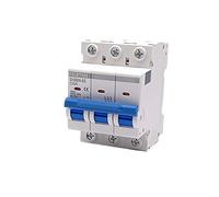 1Pcs 3 Pole Din Rail Mini Circuit Breaker Household Air Switch Distribution Box Mechanical Equipment Motor Protection (Size : 3 Pole, Color : 6A)(16a)