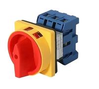 1PCS 30 3P 4P 690V 25/32/40/63/80/100A Changeover Padlock Disconnect Selector with ON-OFF Panel Power Control Replace LW30(4P,25A)