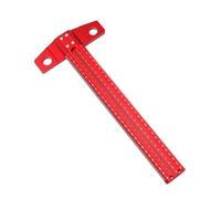 1pcs 300 600MM Precision Marking T-Ruler Aluminum Alloy Woodworking Scribe Gauge Crossed-Out Hole Scribing Ruler(600mm)