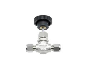 1pcs 3000psi High Pressure Needle Valve 8mm ss316 2 Way 1/8 1/4 3/8 1/2 Compression Double Ferrule for Lab(6mm)