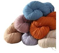 1pcs 300g Medium Thick Wool Yarn for Hand Knitting Cardigan Sweater Coat Scarf Shawl Hat Warm Smooth Soft Fluffy Baby Thread Plain Crochet Kits for Beginners Adults(13 Moss Green)