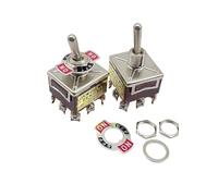 1pcs 303 3PDT On/Off/On 3 Postion 9 Screw Terminals Toggle Switch AC 250V 15A