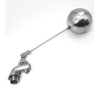 1pcs 304 SS Adjustable Float Valve for Water Tanks 1/2"/3/4"/1"/1-1/4" Port Sizes Floating Ball Switch for Water Towers(DN32)