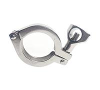 1pcs 304 SS Tri Clamp Sanitary Clover Clamp for Ferrule Pipe Fittings Heavy Duty Connection for Food/Beverage/Pharmacy(40mm)
