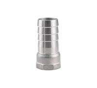 1PCS 304 Stainless Steel 3/8" BSP Female x 12mm Hosetail Barb Connector