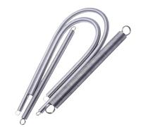 1pcs 304 Stainless Steel Closed Loop-double Loop Stretch Spring Wire Dia1.5mm,Length 350-1000mm(380mm,10mm)
