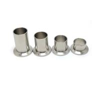 1pcs 304 Stainless Steel Connector KF25 KF40 KF50 Weld Ferrule Vacuum Pipe Fitting Fit Tri Clamp(KF25 Length 30mm)